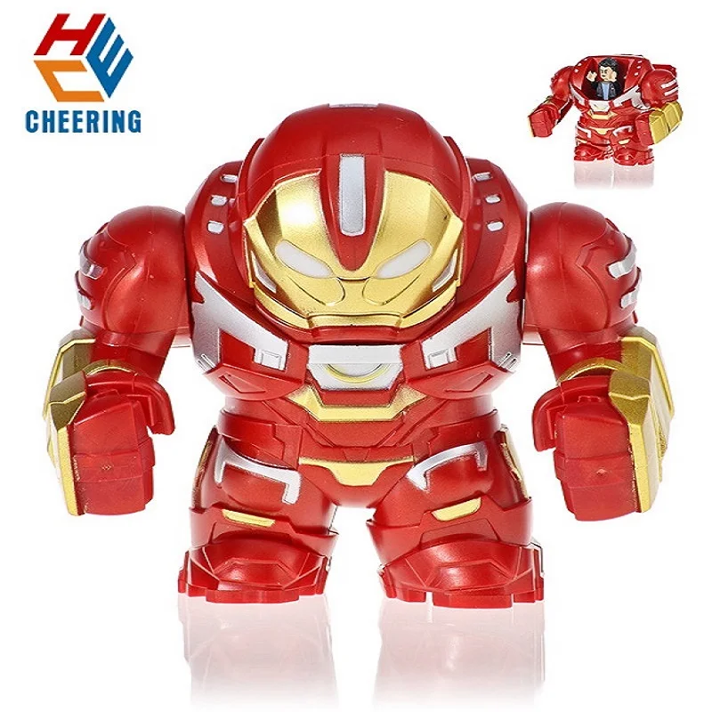 

20Pcs Wholesales Building Blocks Movie 4 Character Hulk Super Heroes 7Cm Big Models Toys Best Gift For Children DL 0316