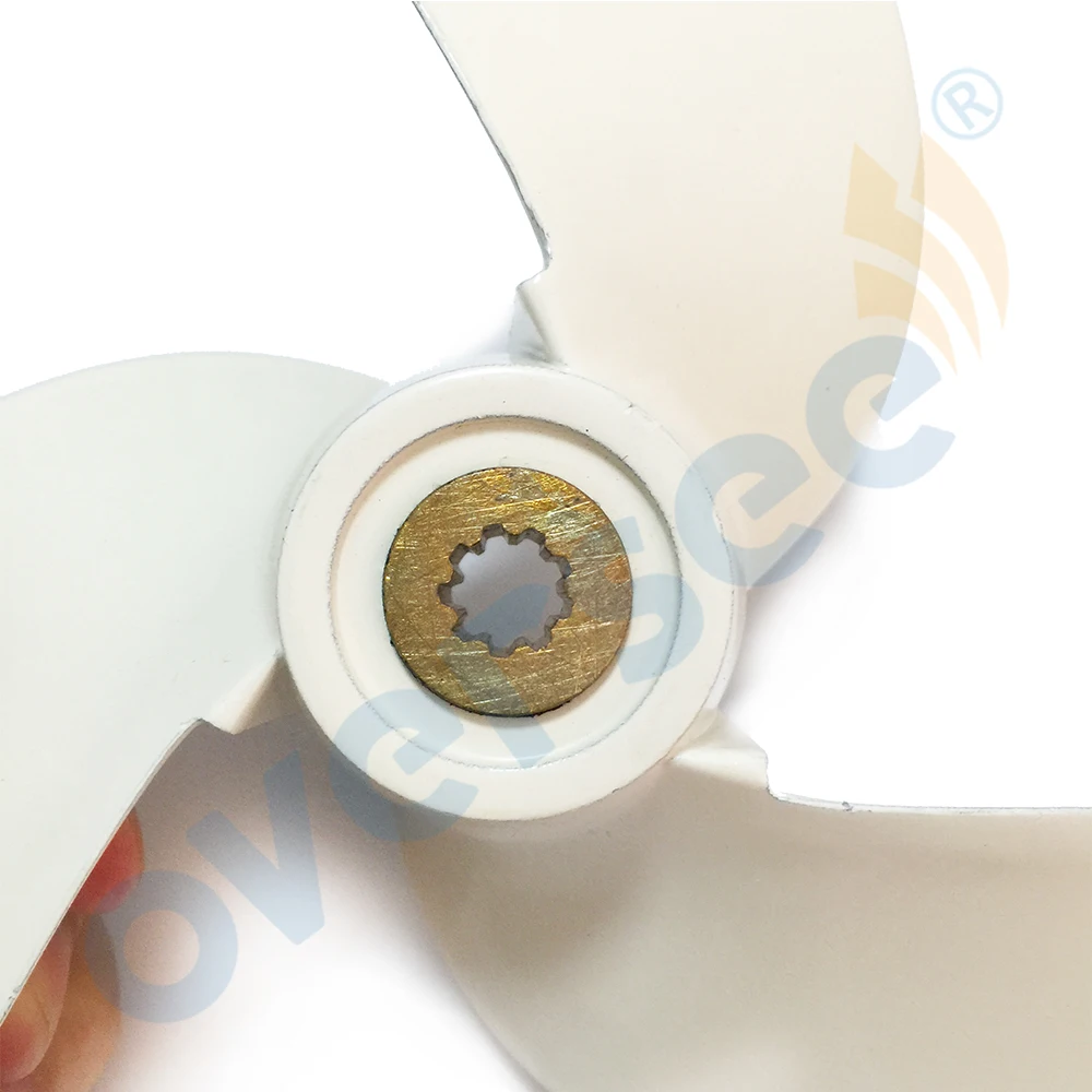 Aluminum Propeller 7 1/4x6 F2.5A/3A 7-1/4x6 6L5-45943-01-EL 9 Spline For Yamaha 3HP Outboard Motor 6L5-45943
