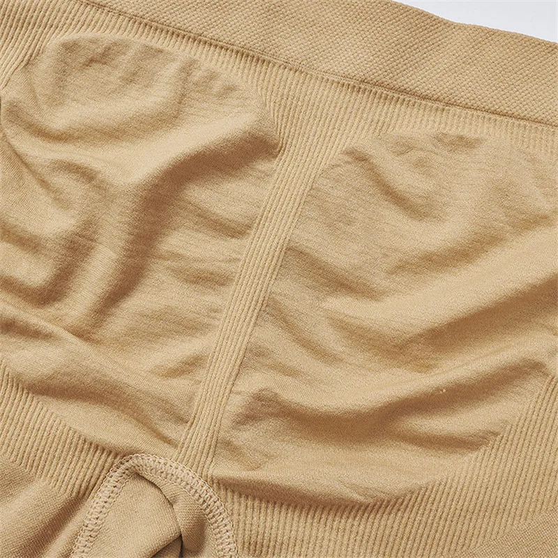 Женские безопасные штаны, теплое бесшовное нижнее белье из чистого хлопка с плоским углом, сексуальное женское нижнее белье