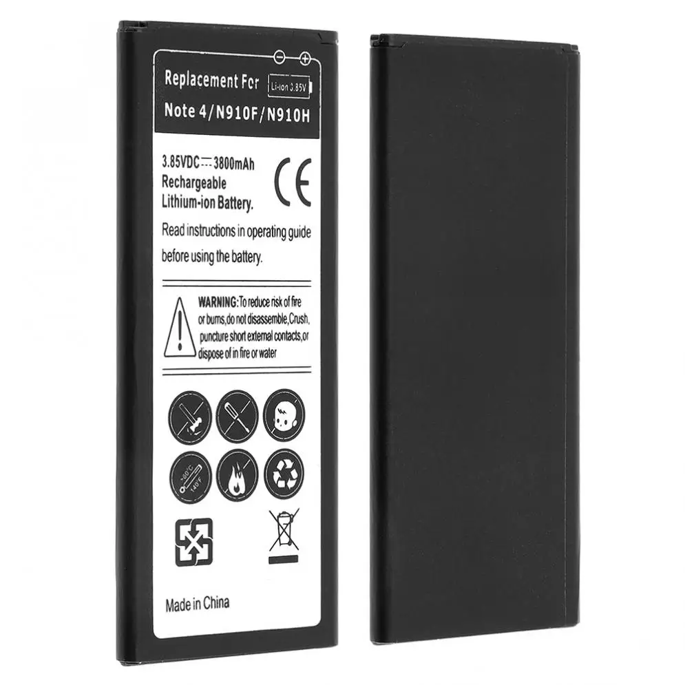 

Sale Note 4 3800mAh 3.85V Rechargeable Built-in Li-ion Replacement Battery Phone Accumulator for Samsung N9100 N9106