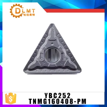 

10PCS/SET YBC252 TNMG160408-PM Carbide insert Processing: steel CNC MACHINING TURNING INSERTS