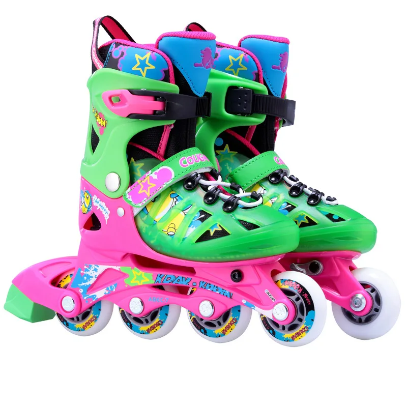 Professional Unisex Outdoor Inline Skates Roller Skating Shoes Hollow out Slalom Braking FSK Hockey font b