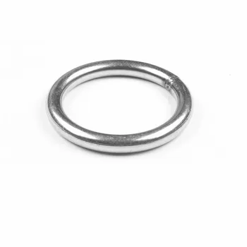 

4*30mm 8pcs/lot 304 stainless steel round ring welded clips hardware free shipping