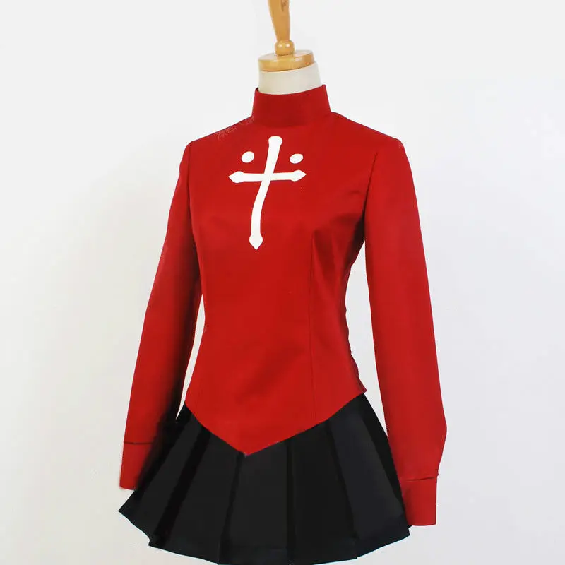 Новый Rin tohsaka Косплей Костюм женский для праздника Хэллоуин Fate/Stay Night Tohsaka Униформа