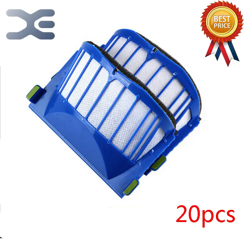 

20Pcs Lot High Quality Vacuum Cleaner Parts IRobot5000 / 600 System Swept The Robot Accessories Filter