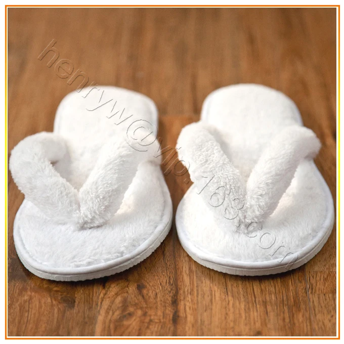 Retail Luxury Coral Fleece Hotel Slipper, Hotel Amenities Slipper