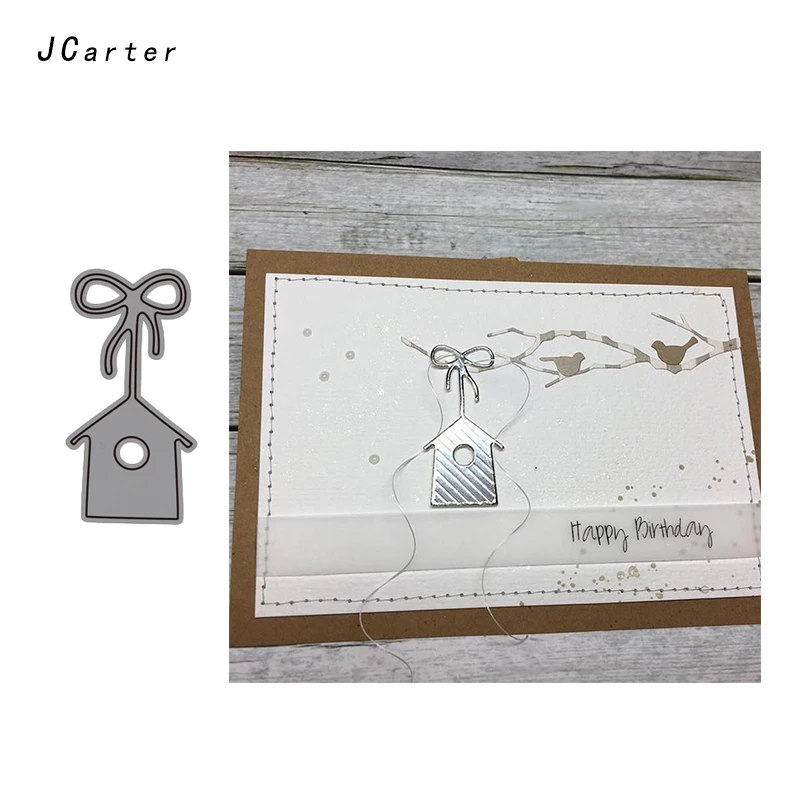 

JC Metal Cutting Dies for Scrapbooking House Frame Tag Dies Cut Decoration Shape Stencil Handmade Paper Card Making Model Craft