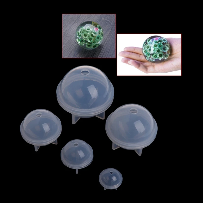 

Stereo Spherical Silicone Mold Jewelry Making DIY Balls Resin Decoration Crafts