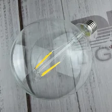 G125 нити светодиодный 2/4/6/8 Вт d125mm* h178mm globle круглые тени Эидсон лампы для внутренней отделки 220 В E27