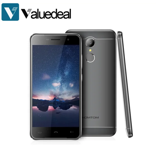 HOMTOM HT37 5.0 Inch HD 2.5D Screen 2GB RAM 16GB ROM 13.0MP Cam MT6580 Quad Core 1.3GHz Android 6.0 Smartphone