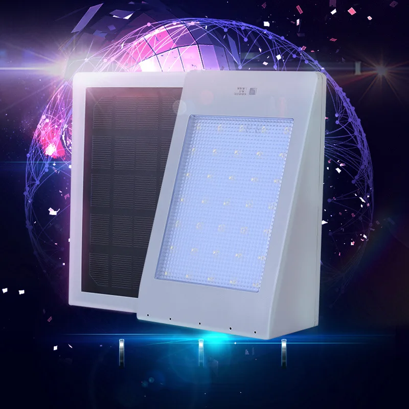 

KINLAMS Waterproof LED Solar Light Motion Sensor LED Garden Spot Lighting Outdoor Pathway Sense Solar Lamp Wall Light