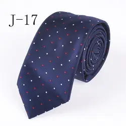 5 см дизайнерский галстук для мужчин повседневный галстук темно синий с красными и белыми точками