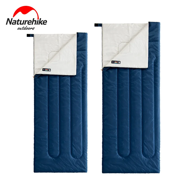 

Naturehike Spring Summer Autumn Section Ultralight Portable Envelope Cotton Sleeping Bag Camping 190x75 205x85 CM Sleeping Bag