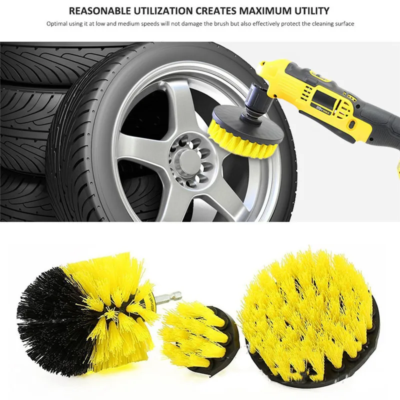 

Electric Drill Cleaning Brush Tile Cleaner Power Scrubber Drillbrush Tub Power Scrubber Cleaner Tool Bathtub Bathroom Surface