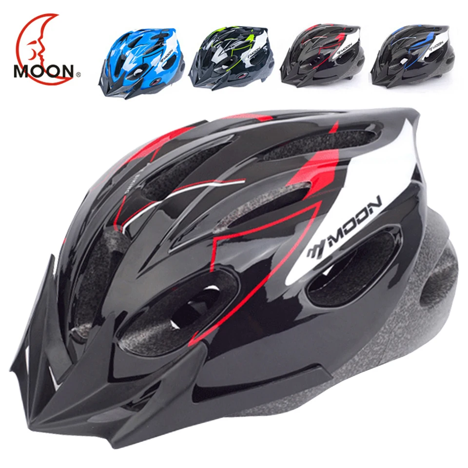 MOON Child Bicycle Helmet PC+EPS Integrally-mold Breathable Kids Cycling Helmet Road Mountain Bike MTB Helmet 260g Size M/L MOON Child Bicycle Helmet PC+EPS Integrally-mold Breathable Kids Cycling Helmet Road Mountain Bike MTB Helmet 260g Size M/L