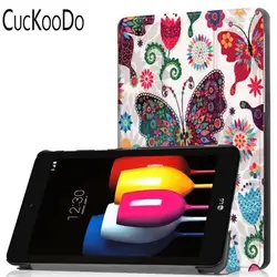 Cuckoodo ультра легкий Smart В виде ракушки чехол для LG Gpad F2 8.0 Sprint модель lk460 8-дюймовый Планшеты 2017 выпуска