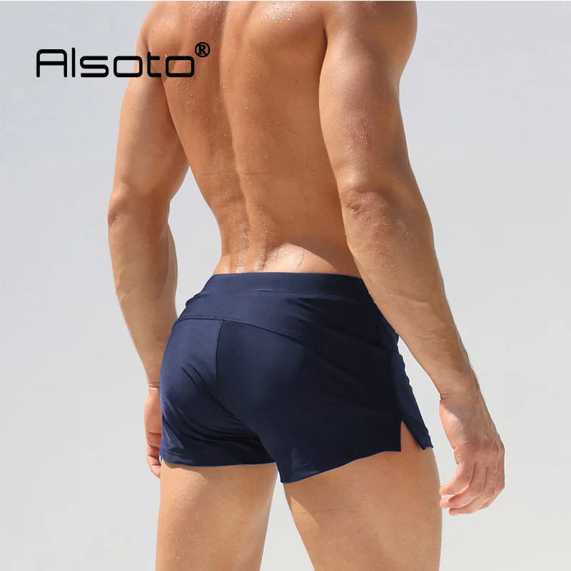 Men Swimwear Men's Swimsuits Surf Board Beach Wear Man Swimming Trunks Boxer Shorts Swim Suits Gay Pouch