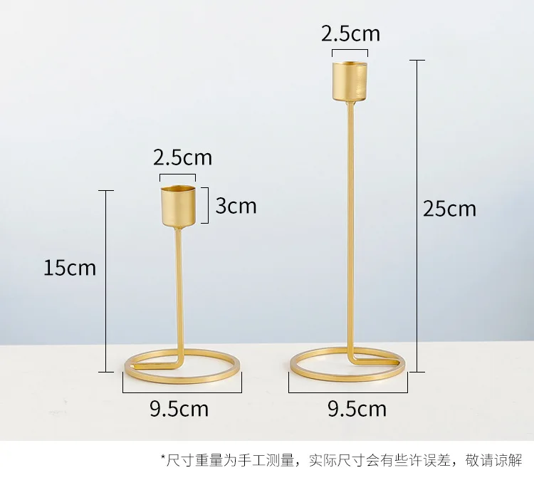 Геометрический Железный Металлический Подсвечник рождественский Свадебный Золотой Подсвечник украшение освещение Современная Простота