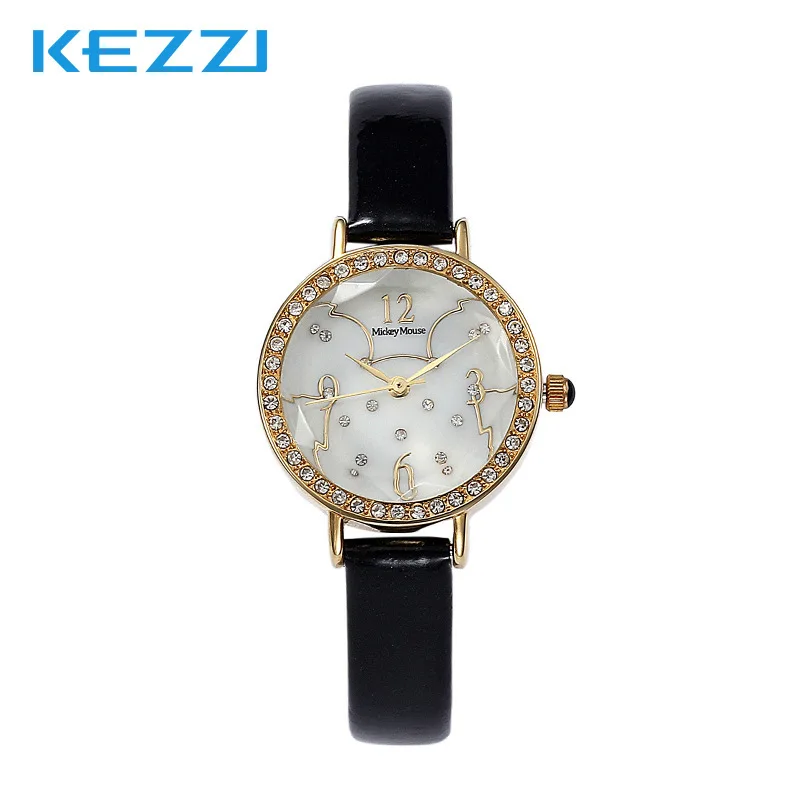 Pentagram Light Waterproof New Female Luxury Studded Leather Strap Quartz Watch Factory Outlet | Наручные часы