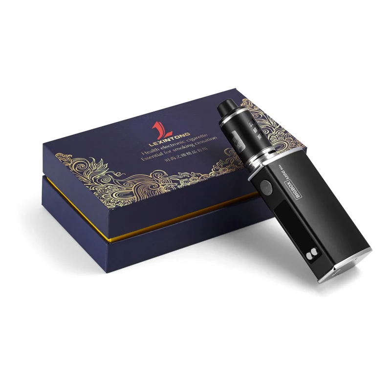 Electronic Cigarette Original BIGBOX MINI 80W Kit 2200mAh Battery 22mm Atomizer 0.3ohm Coil BIG Smoke For Vaporizer Hookah E Cig Electronic Cigarette Original BIGBOX MINI 80W Kit 2200mAh Battery 22mm Atomizer 0.3ohm Coil BIG Smoke For Vaporizer Hookah E Cig