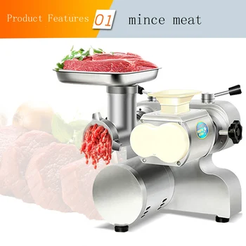

Commercial Meat Slicing Machine Vertical-type Meat Slicer Electric Meat Cutting Machine 1500W Large Power Meat Mincer