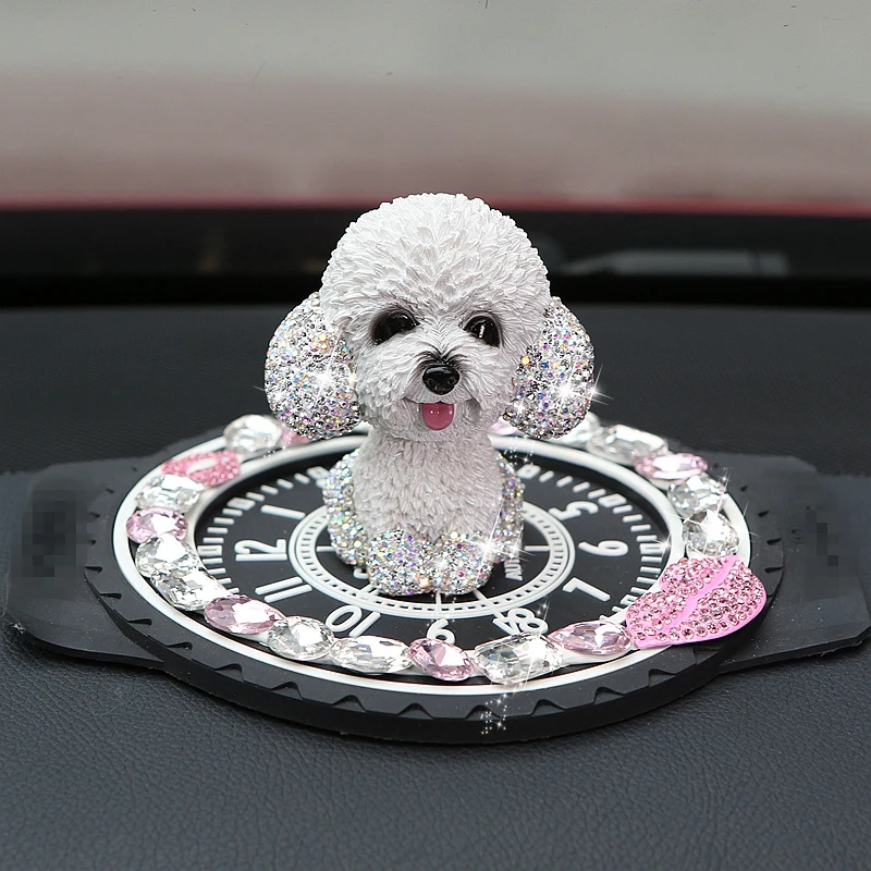 Crystal-Car-Ornaments-Cute-Shaking-Head-Nodding-Dog-Puppy-Figurines-Bobblehead-Dog-Toys-Car-Interior-Decoration-5