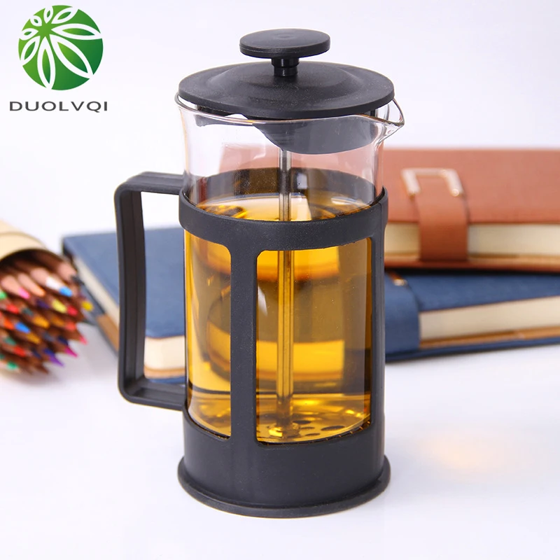 Plastic French Presses Pot Coffee Maker Filter Coffee Pot Household