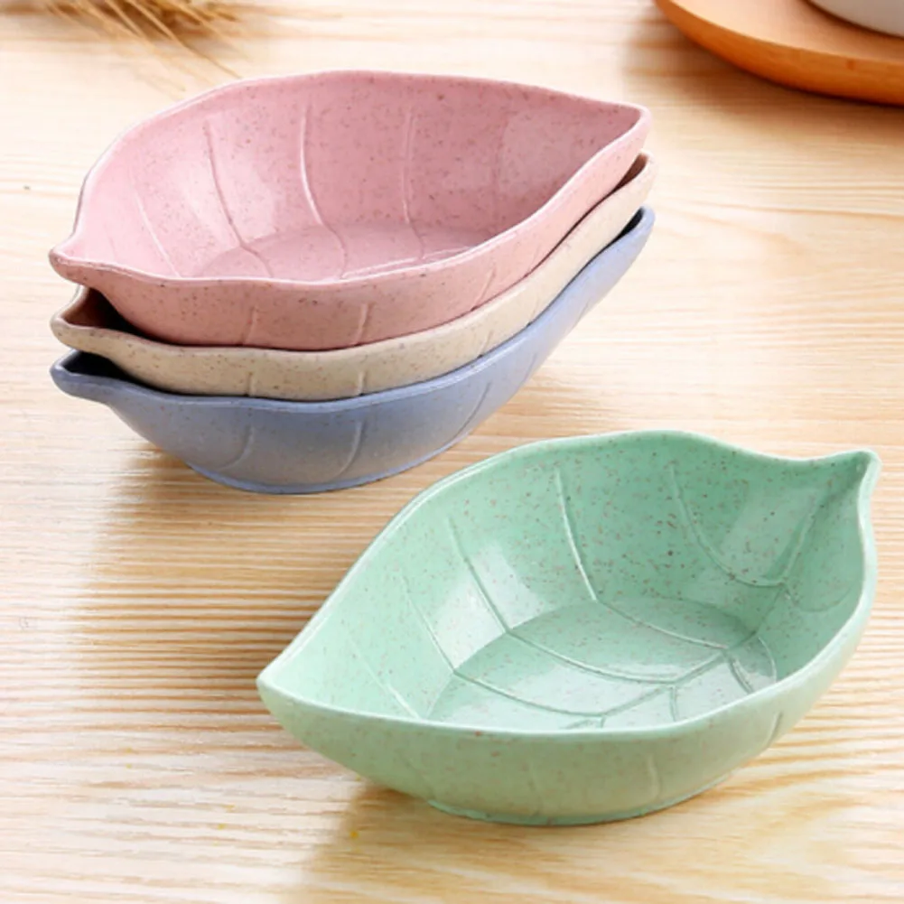 

1Pc!!!! Kitchen cutlery tray wheat straw environmental protection small dish plate dish food dish Fruit plate dessert plate