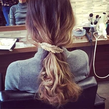 1 ud. De horquillas con pasador de Metal para el pelo con plumas de hoja para mujer