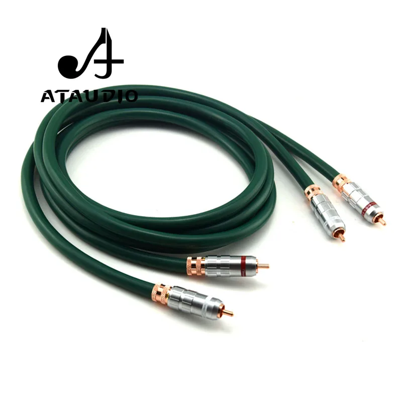 ATAUDIO FA 220 чистый OCC HIFI RCA кабель Папа папа Hi end Hifi 2RCA кабель|Кабели VGA| |
