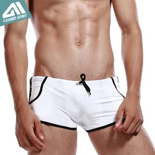 Seobean Летняя мужская одежда для плавания спортивные шорты для плавания с низкой посадкой Мужской купальный костюм мужские плавки шорты пляжный костюм SE42