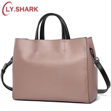 LY. Акула сумочка женская сумка женская натуральная кожа сумки женские через плечо Роскошные дизайнер кожаные сумки для женщин сумки женские с короткими ручками сумку женскую из натуральной кожи портфель женский