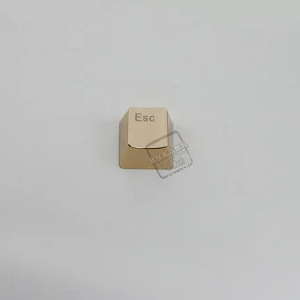 

Wholesale Golden Metal Keycap ESC Key Cap For Cherry MX Switches And Kailh Switches Mechanical Keyboard Metal Keycaps