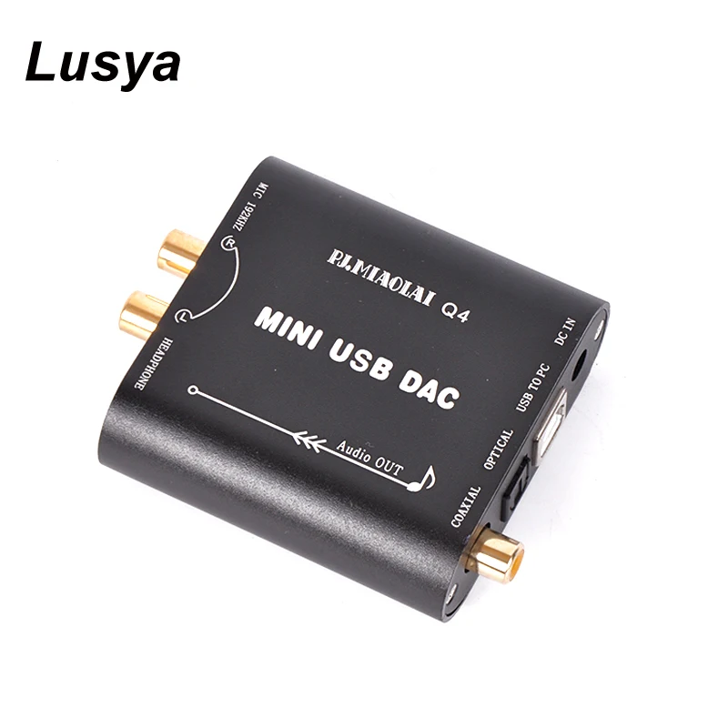 

Q4 CM108AH HIFI Fiber Coaxial Fever Decoder DAC Computer External USB Audio Card