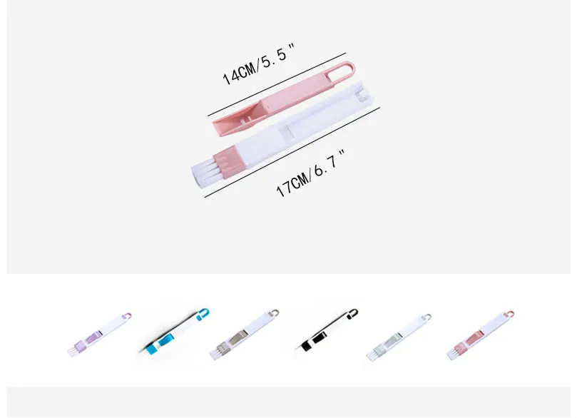 Бытовая щетка для чистки инструментов многофункциональная ручка щетка для чистки Щетка Очиститель для клавиатуры Туалет Ванная комната Кухня