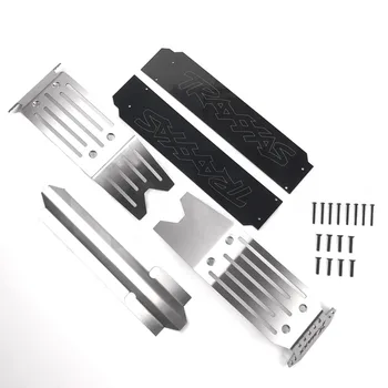 

XBERSTAR Stainless Steel Armor Chassis Protection Skid Plate for TRAXXAS X-Maxx Xmaxx 6s 8s RC Car Parts