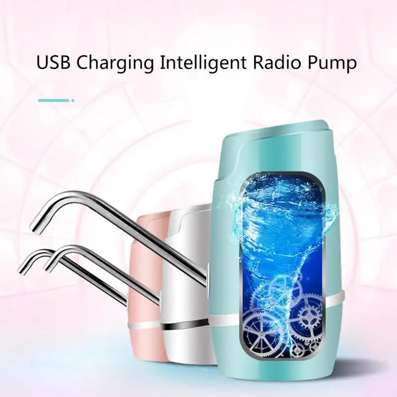 Portable Water dispenser Water Electric Pump Treatment Appliances Drinking Bottle With USB Charging Line