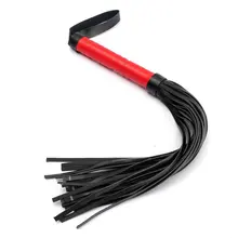 45 см плетка из кожи и ПУ с крепежной ручкой спанкинг весло рассеянный хлыст вязанная Эротика Флирт Игрушки для SM игры для взрослых