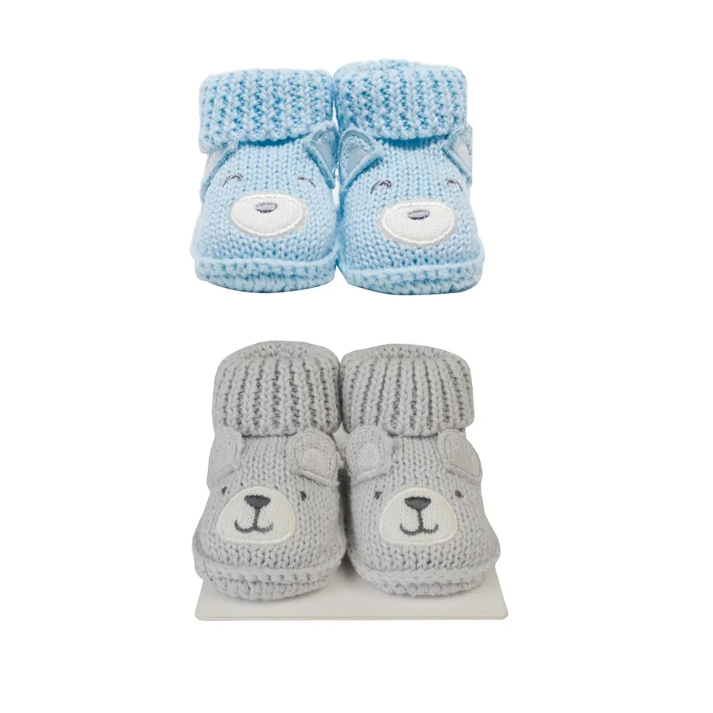 Lion Bear-2 couleurs/lot chaussettes bébés | Chaussettes en coton, pour bébés 0-3 mois, nouveaux-nés, filles, garçons, animaux dessin animé (lot de 2)