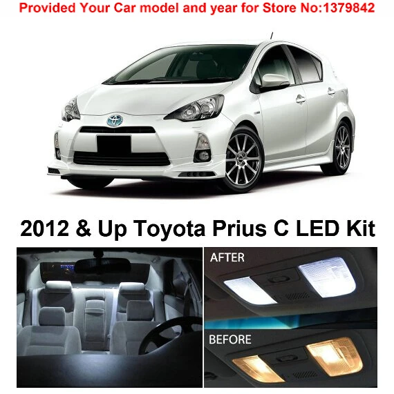 5pcs White Interior LED Light Package Kit for Toyota Celica 2000-2005