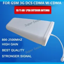 ZQTMAX 800-2700MHz 9dbi Log-trical наружная антенна для GSM DCS UMTS WCDMA 2G 3g 4G усилитель сигнала мобильного телефона