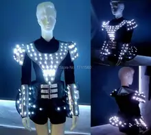 LED luminous Western-style clothes for performance/business suit/light-up suits/light with leds