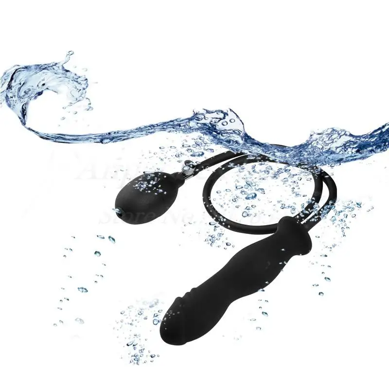 Inflatable Butt Plug, Huge Big Anal Plug Max 12cm Dildo Pump Anal Dilator Expandable No Vibrator Super Large Balls Sex Toys