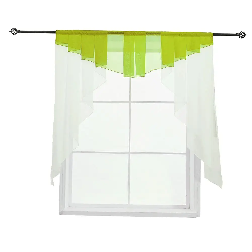 

TPFOCUS Short Curtain Roman Style Envelope Triangular Window Screen for Living Room Balcony Decoration