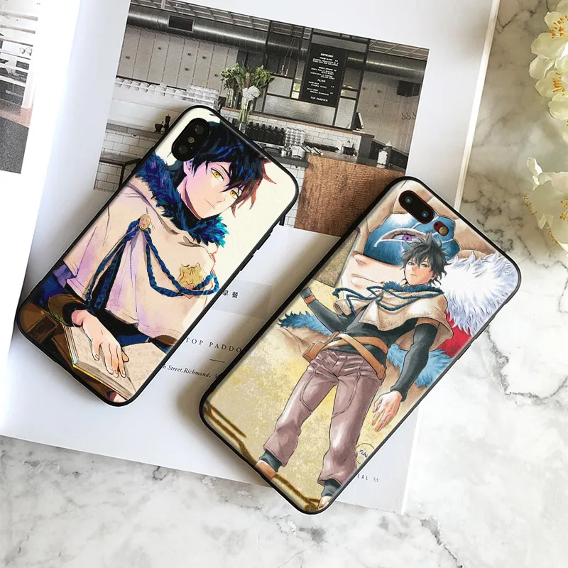 

Yuno Black Clover Anime Coque Soft Silicone Phone Case Cover Shell For Apple iPhone 6 6s 6Plus 6sPlus 7 8 7Plus 8Plus X