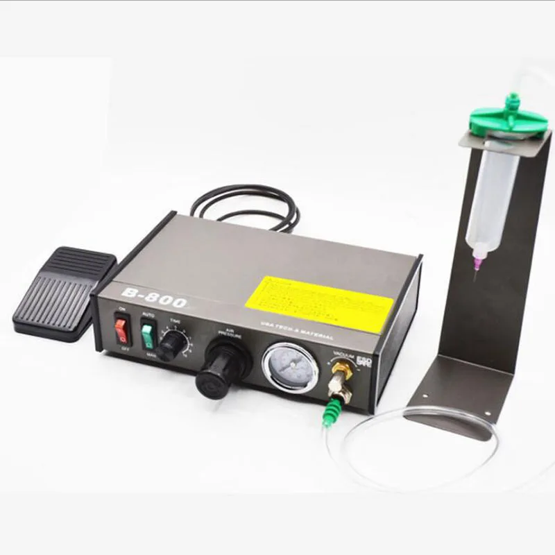 

Semi-Auto SMT SMD PCB Solder Paste Adhesive Glue Liquid Dispenser Filling Machine-printed Plastic Machine B-800 Welding Tools
