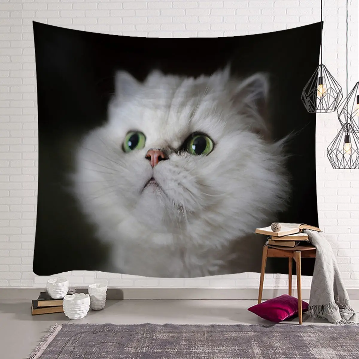 Polyester Fabric Tapestry Travelling Camping pad Blanket Home decor