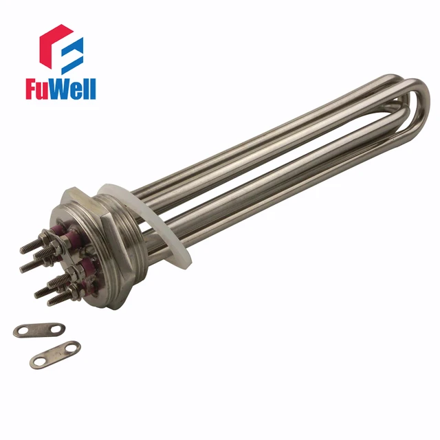 304 Stainless Steel 3U Tube Bundle Electric Water Heater Element for Water  Tank DN40/1.5inch/47mm - AliExpress