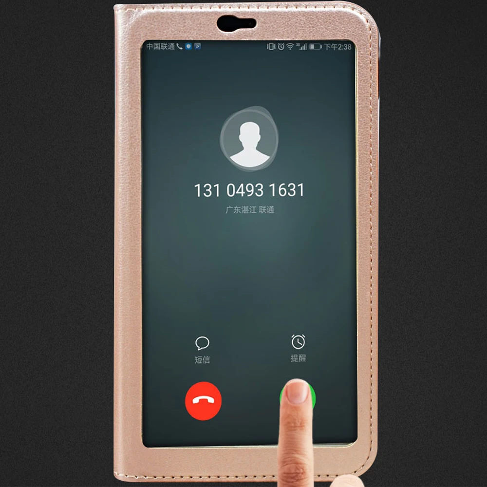 

For Huawei P20 Lite Case Smart View Window Luxury Flip Leather Case For Huawei P20Lite Smart View Cover for Huawei P20 Lite Case