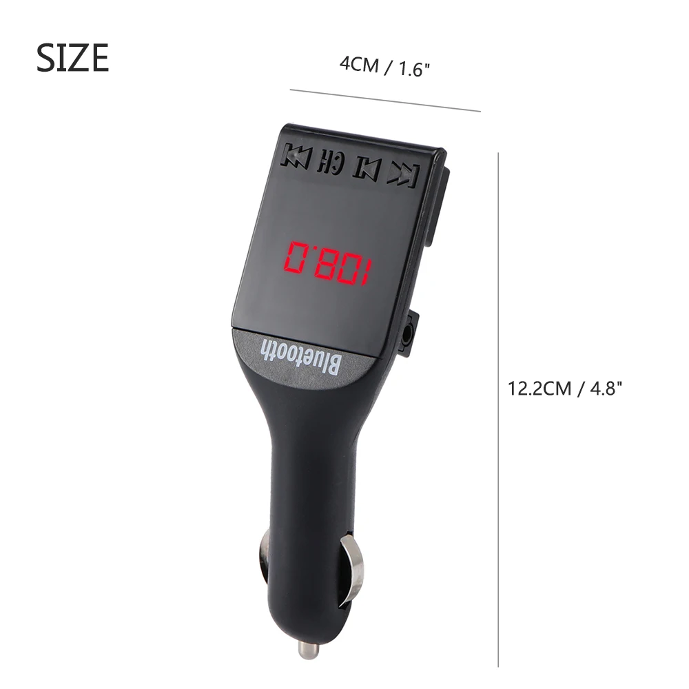 Onever Bluetooth автомобильный комплект MP3 плеер fm передатчик Handsfree беспроводной FM